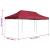 Cort de petrecere pliabil profesional, roșu vin, 6x3m, aluminiu GartenMobel Dekor
