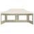 Cort de petrecere pliabil cu pereți, crem, 6 x 3 m, aluminiu GartenMobel Dekor