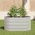 Strat înălțat de grădină, argintiu 160x80x81cm oțel galvanizat  GartenMobel Dekor