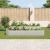 Strat înălțat de grădină, argintiu 320x80x44 cm oțel galvanizat GartenMobel Dekor