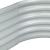 Strat înălțat de grădină argintiu 240x80x44 cm oțel galvanizat GartenMobel Dekor