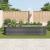 Strat înălțat de grădină, gri, 400x80x81 cm, oțel galvanizat GartenMobel Dekor