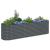 Strat înălțat de grădină, gri, 320 x 80 x 81 cm oțel galvanizat GartenMobel Dekor