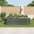 Strat înălțat de grădină, gri, 320 x 80 x 81 cm oțel galvanizat GartenMobel Dekor