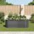 Strat înălțat de grădină, gri, 240x80x81 cm, oțel galvanizat  GartenMobel Dekor
