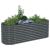 Strat înălțat de grădină, gri, 240x80x81 cm, oțel galvanizat  GartenMobel Dekor