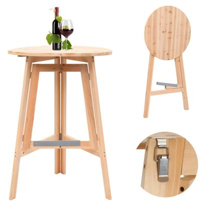 Masă de bar pliabilă, 78 cm, lemn de brad GartenMobel Dekor