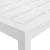 Set mobilier de grădină, 3 piese, alb, plastic GartenMobel Dekor