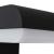 Lampă de perete cu LED de exterior, negru, 9 W, oval  GartenMobel Dekor