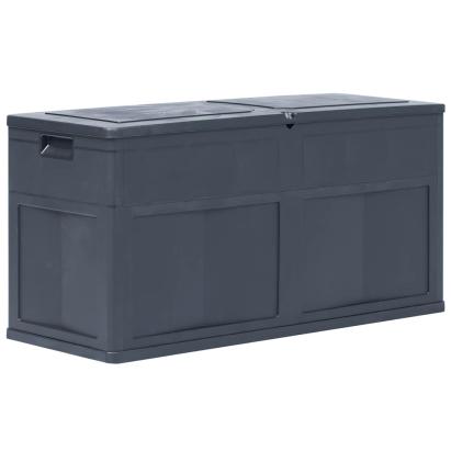 Ladă de depozitare de grădină, negru, 320 L GartenMobel Dekor