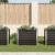 Strat înălțat de grădină antracit 100x40x77 cm oțel galvanizat GartenMobel Dekor
