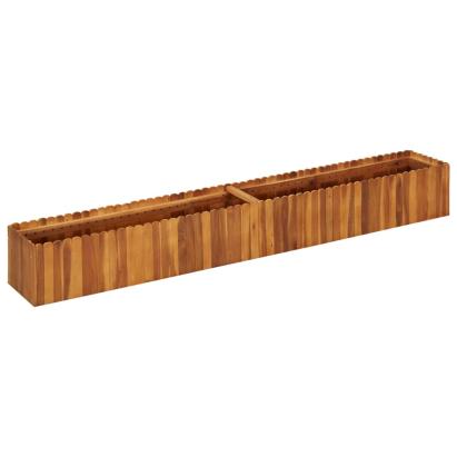 Strat înălțat de grădină, 200x30x25 cm, lemn masiv de acacia GartenMobel Dekor