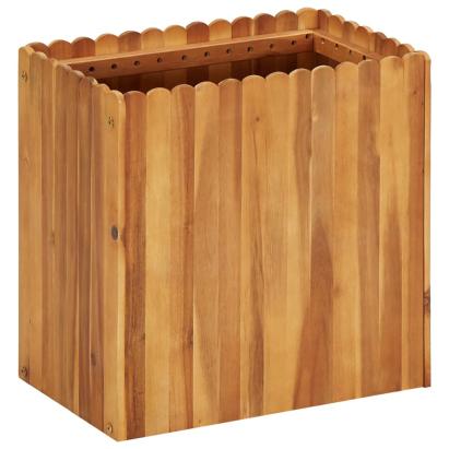 Strat înălțat de grădină, 50 x 30 x 50 cm, lemn masiv de acacia GartenMobel Dekor