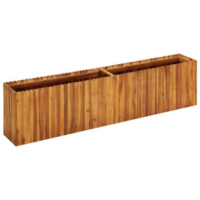 Strat înălțat de grădină, 200x30x50 cm, lemn masiv de acacia GartenMobel Dekor