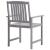 Set mobilier de exterior, 5 piese, gri, lemn masiv de acacia GartenMobel Dekor