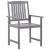 Set mobilier de exterior, 5 piese, gri, lemn masiv de acacia GartenMobel Dekor