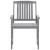 Set mobilier de exterior, 5 piese, gri, lemn masiv de acacia GartenMobel Dekor