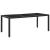 Set mobilier de exterior, 9 piese, negru, poliratan GartenMobel Dekor