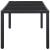 Set mobilier de exterior, 9 piese, negru, poliratan GartenMobel Dekor