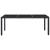 Set mobilier de exterior, 9 piese, negru, poliratan GartenMobel Dekor
