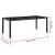 Set mobilier de exterior, 9 piese, negru, poliratan GartenMobel Dekor