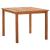 Set mobilier de exterior, 5 piese, gri, poliratan, lemn acacia GartenMobel Dekor