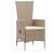Set mobilier de exterior cu perne, 9 piese, bej, poliratan GartenMobel Dekor
