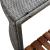 Mobilier împrejmuire spa gri 268x268x55 cm poliratan pătrat GartenMobel Dekor