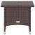 Măsuță de ceai, maro, 50 x 50 x 47 cm, poliratan GartenMobel Dekor