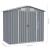 Șopron de grădină, gri, 205 x 129 x 183, oțel galvanizat  GartenMobel Dekor