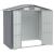 Șopron de grădină, gri, 205 x 129 x 183, oțel galvanizat  GartenMobel Dekor
