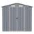 Șopron de grădină, gri, 205 x 129 x 183, oțel galvanizat  GartenMobel Dekor