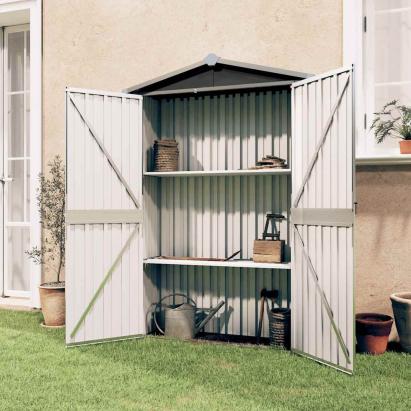 Șopron de grădină, antracit, 116x45x175 cm, oțel galvanizat GartenMobel Dekor