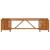 Bancă de grădină cu 2 jardiniere, 150x30x40 cm, lemn de acacia GartenMobel Dekor