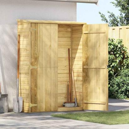 Magazie unelte de grădină, 123x50x171 cm, lemn pin tratat GartenMobel Dekor