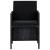 Set mobilier de exterior cu perne, 9 piese, negru, poliratan GartenMobel Dekor