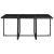 Set mobilier de exterior cu perne, 11 piese, negru, poliratan GartenMobel Dekor