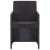 Set mobilier de exterior cu perne, 13 piese, negru, poliratan GartenMobel Dekor
