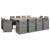 Set mobilier de exterior cu perne 13 piese, antracit, poliratan GartenMobel Dekor