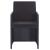 Set mobilier de exterior cu perne, 15 piese, negru, poliratan GartenMobel Dekor