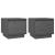 Noptiere, 2 buc.,gri, 35x34x32 cm, lemn masiv de pin GartenMobel Dekor