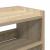 Pantofar, stejar sonoma, 80x25x100 cm, lemn prelucrat GartenMobel Dekor