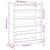 Pantofar, stejar sonoma, 80x25x100 cm, lemn prelucrat GartenMobel Dekor