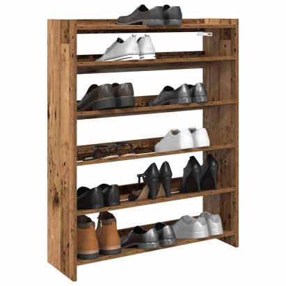 Pantofar, Lemn vechi, 80x25x100 cm, lemn compozit GartenMobel Dekor