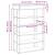 Pantofar, stejar artizanal, 60x30x98 cm lemn prelucrat GartenMobel Dekor