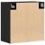 Dulap de perete Stejar negru 60 x 31 x 60 cm Lemn compozit GartenMobel Dekor