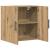 Dulap de perete stejar artizanal 60 x 31 x 60 cm Lemn compozit GartenMobel Dekor