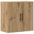 Dulap de perete stejar artizanal 60 x 31 x 60 cm Lemn compozit GartenMobel Dekor