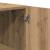 Dulap de perete stejar artizanal 60 x 31 x 60 cm Lemn compozit GartenMobel Dekor