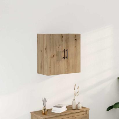 Dulap de perete stejar artizanal 60 x 31 x 60 cm Lemn compozit GartenMobel Dekor